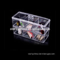 wholesale acrylic makeup organizer with drawers plastic box with lids